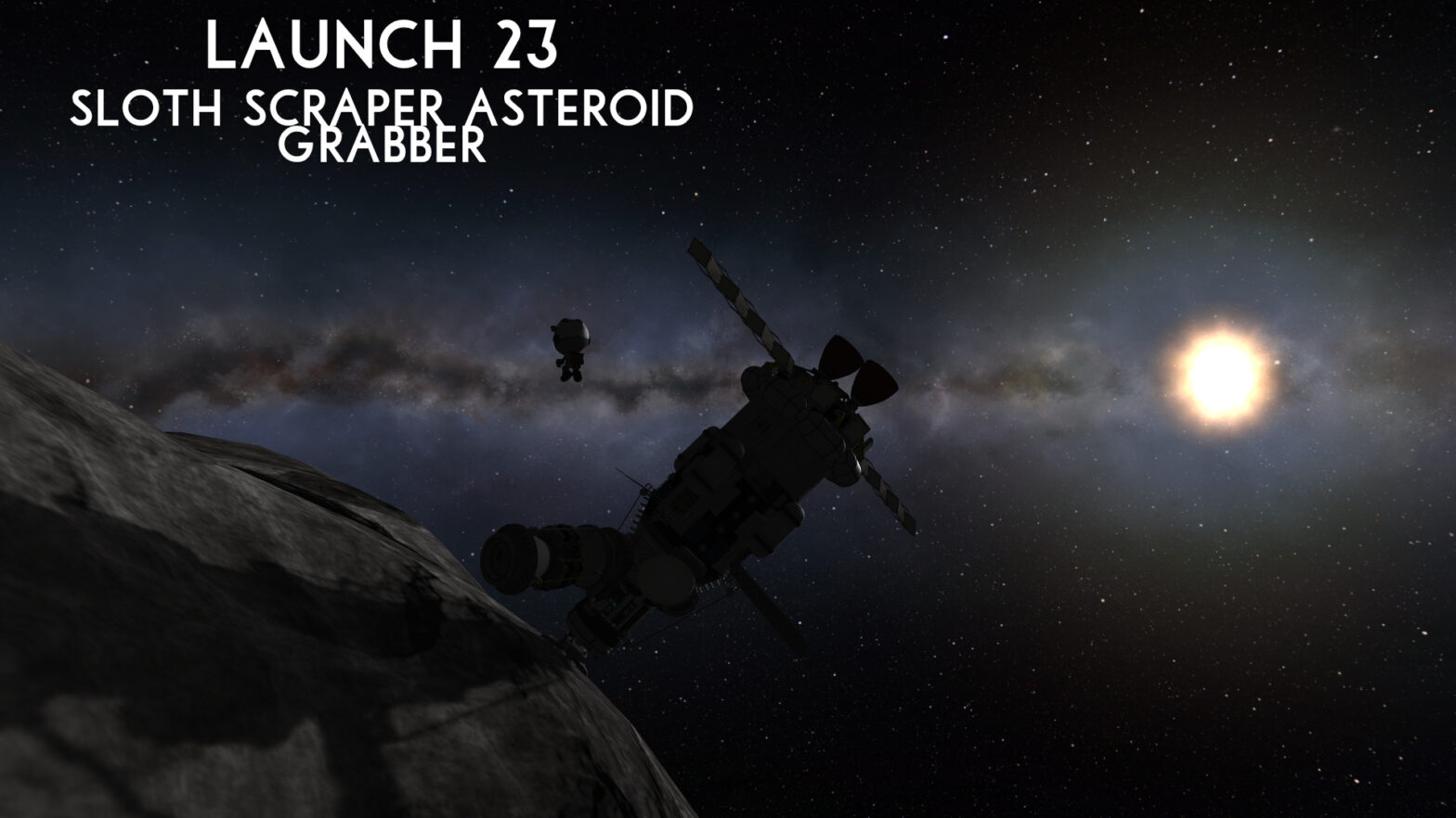 Launch 23 – Sloth Scraper Asteroid Grabber